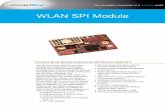 WLAN SPI Module - U-blox · WLAN SPI Module Wireless Standard ... Quality of Service: Supports 802.11 e and WMM Security: Supports WPA/WPA2 (802.11 i) Radio ... TX power calibration