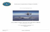 Selected Acquisition Report (SAR) - GlobalSecurity.org · Selected Acquisition Report (SAR) ... equivalent design gross weight for the F/A -18F. F/A-18E/F December 31, 2012 SAR May