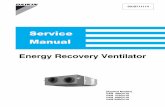 Service Manual · Service Manual SiUS711114 [Applied Models] VAM 300GVJU VAM 470GVJU VAM 600GVJU VAM1200GVJU Energy Recovery Ventilator