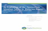 An Evaluation of the Connectivity Situation Tables in Waterloo … · Evaluation of Connectivity Waterloo Region 1 An Evaluation of the Connectivity Situation Tables in Waterloo Region: