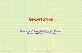 Gravitation - physics.louisville.edu 298 summer 18/lectures/0… · Summer 2018 Prof. Sergio B. Mendes 2 • Newton's law of universal gravitation • About motion in circular and