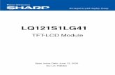 AVC Liquid Crystal Displays Group - Digi-Key Sheets/Sharp... · PRODUCT SPECIFICATIONS AVC Liquid Crystal Displays Group LQ121S1LG41 TFT-LCD Module Spec. Issue Date: June 13, 2005