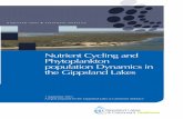 Nutrient Cycling and Phytoplankton population Dynamics … · Nutrient Cycling and Phytoplankton population Dynamics in the Gippsland Lakes 1 September 2010 A report prepared for