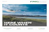 HERE WHEN IT COUNTS - FMG Insurance · CHRIS BLACK Chris Black Chief Executive, FMG HELPING TO PREVENT LIVESTOCK THEFT. ... Farmer of the Year. Milton sheep and beef farmer, Nigel