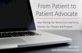 From Patient to Patient Advocate - DiabetesSisters Your Own... · Erik Qualman,, 2017. SOCIAL MEDIA •Share blog posts •Share info from other sources (Network) •Facebook page
