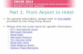 Part 1: From Airport to Hotel - Hong Kong Baptist … · Part 1: From Airport to Hotel • For general information, please refer to this leaflet provided by the Hong Kong Airport