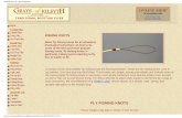 FISHING KNOTS - Fly fishing knots · fishing knots, fly fishing knots in particular, linking reel to backing to fly line to leader to fly. A number of the most reliable fly fishing