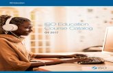 ISO Education Course Catalog - Verisk Analytics · 2 ISO Education Course Catalog ISO Education Course Catalog Q4 2017 | Q4 2017. ISO Education Course Catalog ... ISO core line services