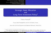 Strategic Asset Allocation and - Thierry Roncallithierry-roncalli.com/download/Long-Term-Investment-March-2011.pdf · Strategic Asset Allocation and Long-Term Investment Policy1 Thierry