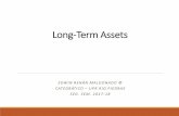 Long-Term Assets - contabilidad.uprrp.educontabilidad.uprrp.edu/.../7-Long-Term-Assets...18.pdf · Topics 1.0 Classification of Long-Term Assets 2.0 Acquisitions - Tangible Assets