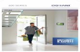 600 SERIESdorani.com.au/wp-content/pdf/600-series-Brochure.pdf · DORANI VIDEO INTERCOM 600 SERIES flUSh MOUNT • Separate recess back box • 130w x 200h x 3d • Back Box 107w
