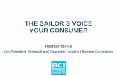 THE SAILOR’S VOICE - Sail America · THE SAILOR’S VOICE YOUR CONSUMER Heather Idema Vice President, Research and Consumer Insights | Bonnier Corporation ... Competition 40% Mental