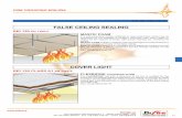 FALSE CEILING SEALING - Bifire ATTUALE/FP BUILDING... · FALSE CEILINGS FALSE CEILING SEALING REI 120 EN 1365-2 MASTIC FOAM It 'a self-expanding mastic certificate to seal small holes