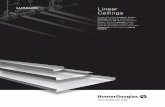 Linear Ceilings - Hunter Douglas Architecturalassets2.hunterdouglascontract.com/documents/ceiling/Brochures/... · DESIGN FLEXIBILITY Luxalon ® Linear Ceilings provide interesting