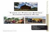 Town of Poncha SPringS - Gigshowcase.com · The Poncha Springs Comprehensive Plan is an official document that serves as the foundation for other actions and regulations in town such