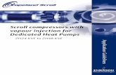 Scroll compressors with vapour injection for …sklep-klimatyzacja.pl/dokumentacje/COPELAND_dok_2006/EN_C06021… · 1 Introduction This guideline describes the operating characteristics