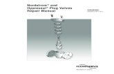 Nordstrom and Hypreseal Plug Valves Repair Manual  … · Nordstrom® and Hypreseal® Plug Valves Repair Manual Nordstrom Valves NVAIM2001 (Replaces NVI-701)