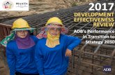 DEVELOPMENT EFFECTIVENESS REVIEW - adb.org 2018... · 5/5/2018 2017 DEVELOPMENT EFFECTIVENESS REVIEW AGENDA 1. Introduction 2. Infrastructure for Sustainable Development 3. People,