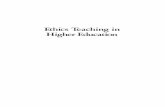 Ethics Teaching in Higher Education - Home - Springer978-1-4613-3138-4/1.pdf · THE HASTINGS CENTER SERIES IN ETHICS ETHICS TEACHING IN HIGHER EDUCATION ... Ruth Macklin is Associate