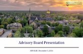 Advisory Board Presentation - AIMaim.nd.edu/assets/225946/aim_xliii_final_presentation.pdf · Advisory Board Presentation . AIM XLIII | December 5, 2016 . ... Jazz Pharmaceuticals,