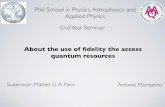 Phd School in Physics, Astrophysics and Applied Physics ...phd.fisica.unimi.it/assets/Seminario-Mandarino.pdf · Phd School in Physics, Astrophysics and Applied Physics ... A Brain-Teaser