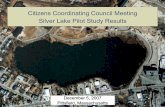 Citizens Coordinating Council Meeting Silver Lake Pilot Study … · 2018-07-14 · 1 101711160.ppt Citizens Coordinating Council Meeting Silver Lake Pilot Study Results December