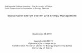 Sustainable Energy System and Energy Management · Sustainable Energy System and Energy Management September 24, ... Sustainable Energy System and Energy Management 1. ... Coal mining