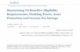 Maximizing VA Benefits: Eligibility Requirements, …media.straffordpub.com/products/maximizing-va-benefits-eligibility...F_2d 186, 191 (10th Cir.1958); 76 Am.Jur.2d Trusts § 2 (1975).