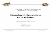 Standard Operating Procedures - njarmyguard.orgnjarmyguard.org/_attachments/docs/library/ny meps sop.pdf · Standard Operating Procedures Processing Requirements for Applicants for