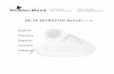 SM-28 SKYMASTER Manual V 4 - WeatherHawk · 815 W 1800 N (435) 750-1840 . Logan, UT 84321 USA . SM-28 SKYMASTER Manual . V 4.05. English . Français . Español . Deutsch . Italiano