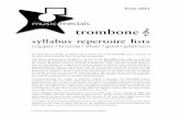 music dals trombone - im.abrsm.org · bEssential Elements 2000 B Trombone & Book 1 Tim Lautzenheiser, John Higgins, Charles Menghini, Paul Lavender, Tom C. Rhodes & Don Bierschenk