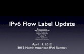 IPv6 Flow Label Update - :: Rocky Mountain IPv6 … · IPv6 Flow Label Update Shane Amante Level 3 Communications, Inc. Brian Carpenter ... Source Port Destination Port Flow Label