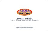 annual RepoRt - RCSC finalprint.pdf · Royal Civil Service Commission Annual Report 2015-2016 Excellence in ervice Royal Civil Service Commission Royal GoveRnment of bhutan ... 3.7.5