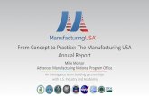 From Concept to Practice: The Manufacturing USA Annual Reportsites.nationalacademies.org/.../documents/webpage/pga_179473.pdf · From Concept to Practice: The Manufacturing USA Annual