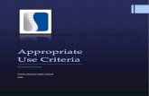 Appropriate Use Criteria - North American Spine … · North American Spine Society Appropriate Use Criteria for Cervical Fusion This content of this document should not be construed