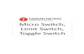 Micro Switch, Limit Switch, Toggle Switch, Limit Switch... · toggle switch name plate 1021 2 pole