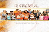 FOUNDATIONS FOR THE FUTURE - National CAPACD · an Ohe Kapala is the beautiful Kapa design. Printed on recycled paper. Printed in the U.S.A. FOUNDATIONS. FOR THE FUTURE EMPOWERMENT