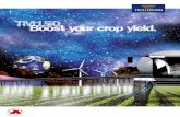 TM150. Boost your crop yield. - trelleborg.com/media/wheels--us/brochure--us/... · The new TM150 tire tread pattern allows you to work in very difficult conditions, with excellent