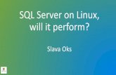 SQL Server on Linux, will it perform? - QCon London … · Hosted Windows APIs SQL Server ... • Extract Windows dump from Linux Core dump ... • The debugger extension also adds
