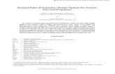 Revised Point of Departure Design Options for Nuclear ... · Revised Point of Departure Design Options for Nuclear Thermal Propulsion James E. Fittje1 and Stanley K. Borowski2 ...