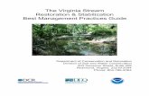 The Virginia Stream Restoration & Stabilization Best ... · The guide assumes readers have a basic understanding of stream functions and values, as well as basic design and engineering