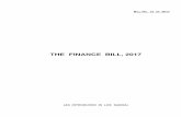 THE FINANCE BILL, 2017 - indiabudget.gov.in · CHAPTER III DIRECT TAXES Income-tax 3. Amendment of section 2. 4. Amendment of section 9. 5. Amendment of section 9A. ... 109. Amendment