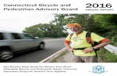 Connecticut Bicycle and 2016 Pedestrian Advisory Board ...· Connecticut Bicycle and Pedestrian Advisory