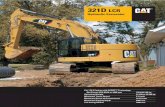 Specalog for 321D LCR Hydraulic Excavator …€¦ · The Caterpillar 321D LCR excavator provides ... 321D LCR versus 320D LRR and 320D L Compare minimum front swing radius and tail