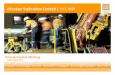 Minotaur Exploration Limited | ASX: MEPminotaurexploration.com.au/sites/default/files/documents/MEP_ASX... · 3 - 3 6 9 12 15 18 21 - 2 4 6 8 10 12 14 Nov-15 Feb-16 May-16 Aug-16