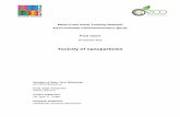 Toxicity of nanoparticles - Environmental … -1.pdf · Toxicity of nanoparticles Duration of Short Term fellowship: 9/01/2012-8/04/2012 Early stage researcher: ... Performing such