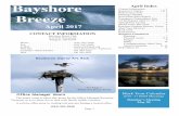 Bayshore April Index Breeze - Pioneermembers.pioneer.net/~baybeach/Breeze/2016-17/Breeze April 2017.pdf · April Index Contact Information . . . . . . . . . . . . .1 ... there; was