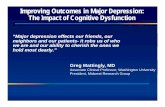 Improving Improving Outcomes in Major Depression: … · Improving Improving Outcomes in Major Depression: ... Baltimore Epidemiologic Thoughts of death ... Wechsler. Wechsler Adult