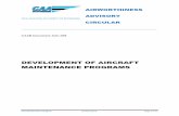 DEVELOPMENT OF AIRCRAFT MAINTENANCE PROGRAMS of... · DEVELOPMENT OF AIRCRAFT MAINTENANCE PROGRAMS CIVIL AVIATION AUTHORITY OF BOTSWANA AIRWORTHINESS ADVISORY CIRCULAR. AAC-009 Revision: