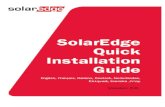 SolarEdge Quick Installation Guide - MAN-01-00148-1 · on the mapping template, or scan the barcode with the SolarEdge iPhone Site Mapper app. Upload the map to the SolarEdge website,